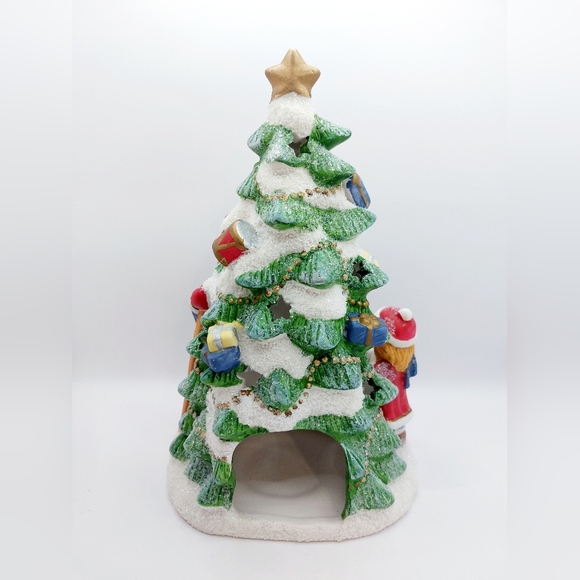 Christmas‎ Tree Votive Tealight Candle Holder Vintage Porcelain Favorite things - Picture 4 of 10